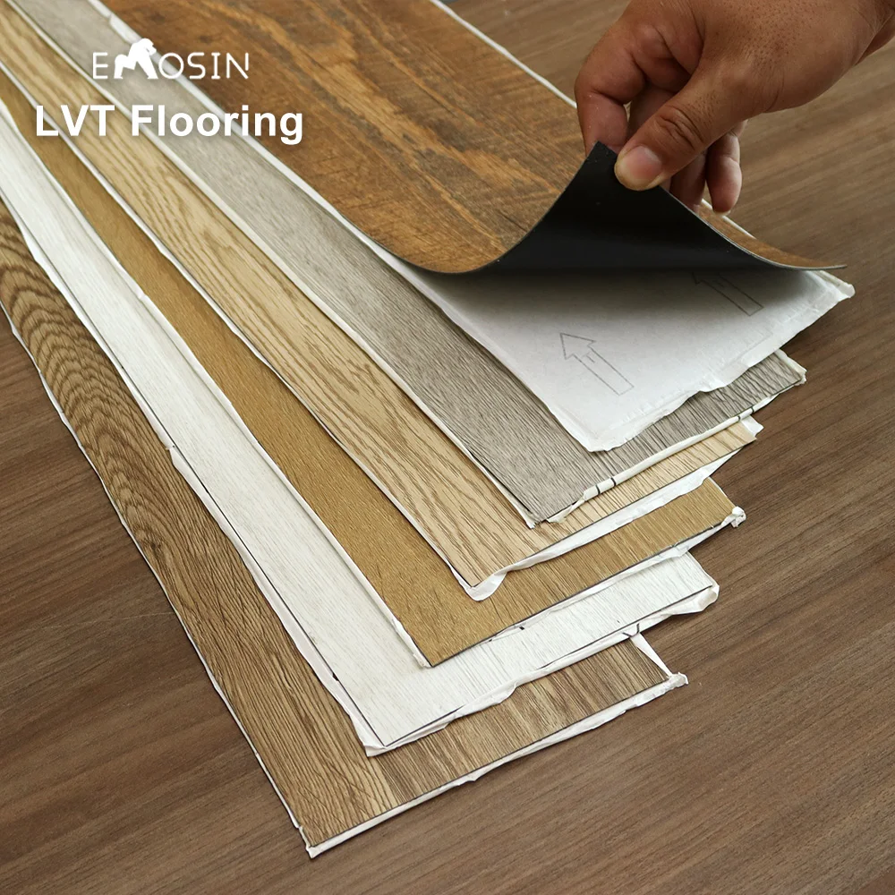 high quality cheap plastic pvc marley non adhesive waterproof luxury vinyl plank flooring tiles self adhesive LVT flooring