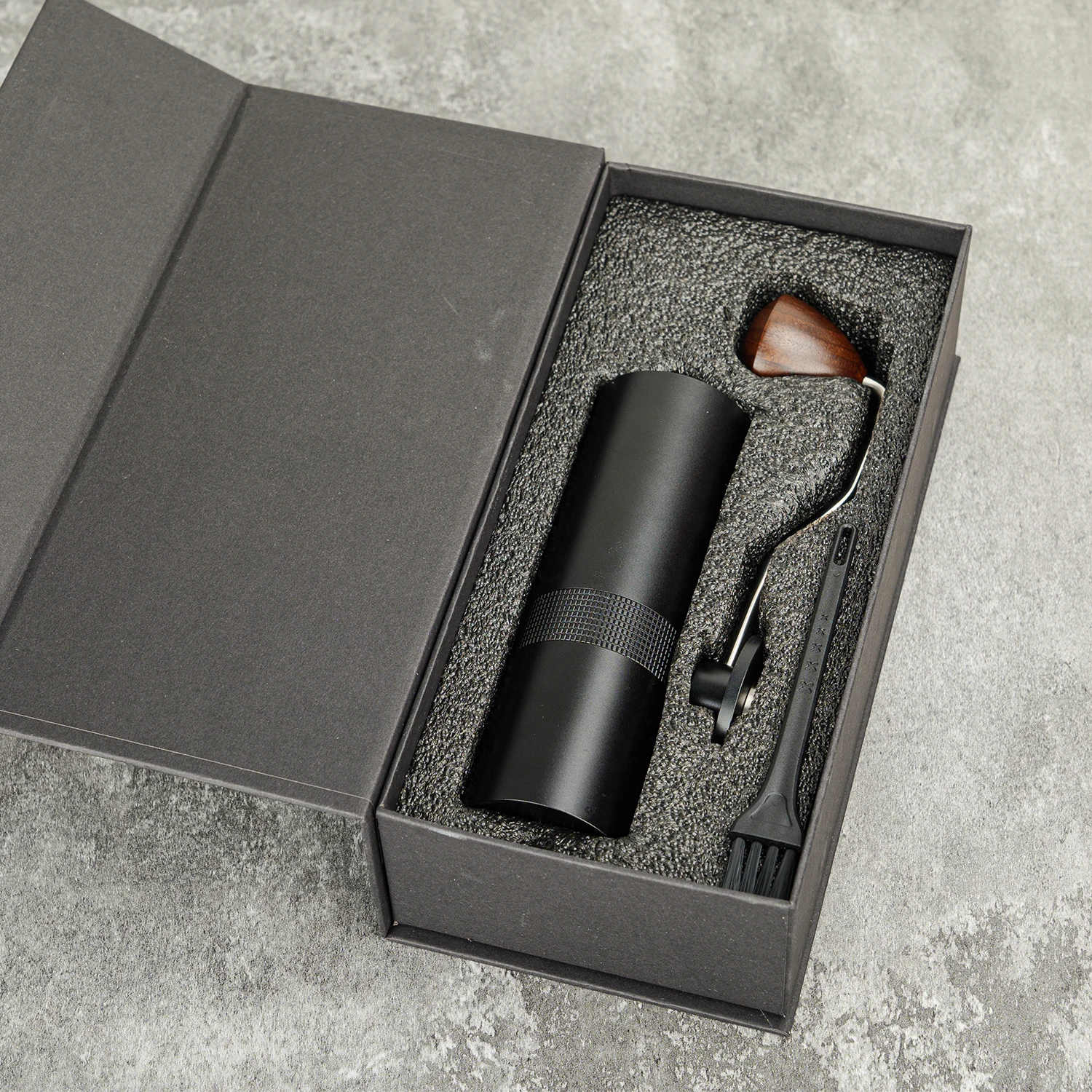 Manufacture Espresso Stainless Steel Burr Manual Coffee Grinder Alloy Body Mini Coffee Bean Grinder