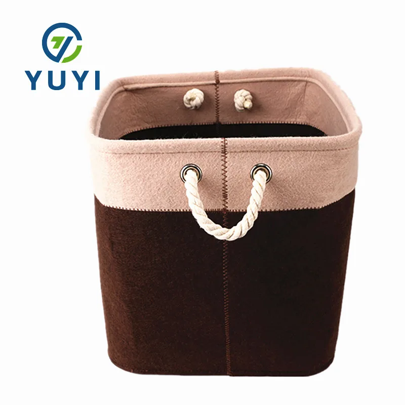 Felt large storage basket toy sundry storage basket