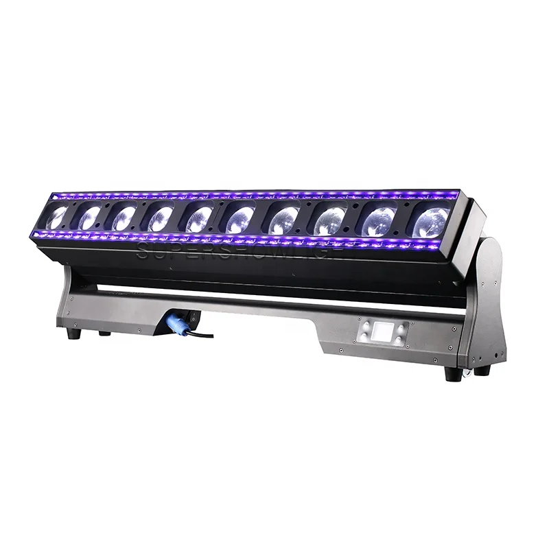 Supershow 10x60w ip65 waterproof rgbw 4in1 led beam zoom bar moving 10*60w pizel moving zoom bar light