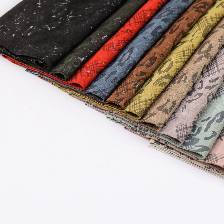 Manufacturer Wholesale Medium Weight suede fabric make in China use for clothing and sofa so on