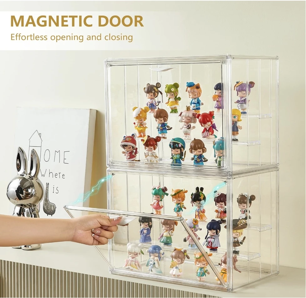 Hot-Selling Custom Acrylic Props Plexiglass Display Case Clear Display Acrylic Box With Magnetic Lid
