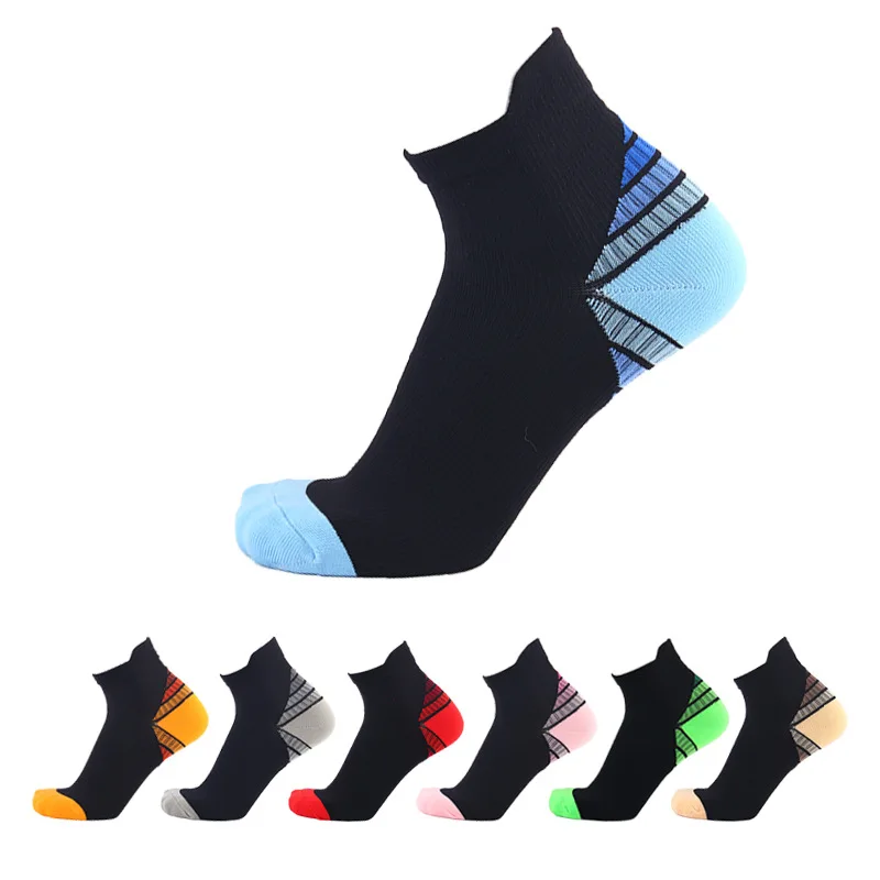 High Quality Bike Oem Sport Running Breathable Nylon Compression Socks Coolmax Mountain Bicycle Custom Logo Cycling Socks