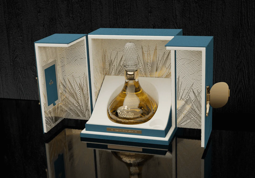 High-end Luxury Leather Wine Box Packaging New Style Matte Paint Wooden Cognac Whisky Display Case Custom Perfume Gift Box