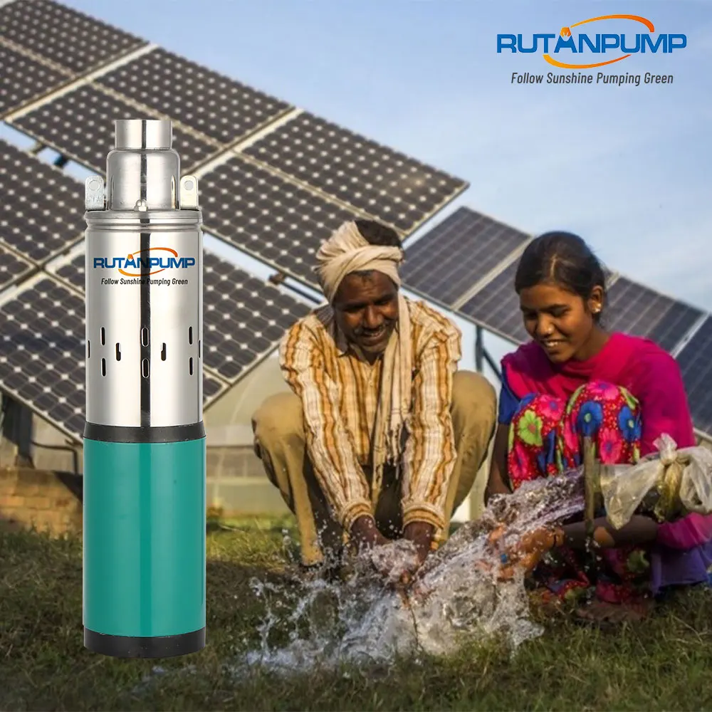 High Quality Solar Low Voltage DC Small Pool Pump Solar Downhole Submersible Pumping System