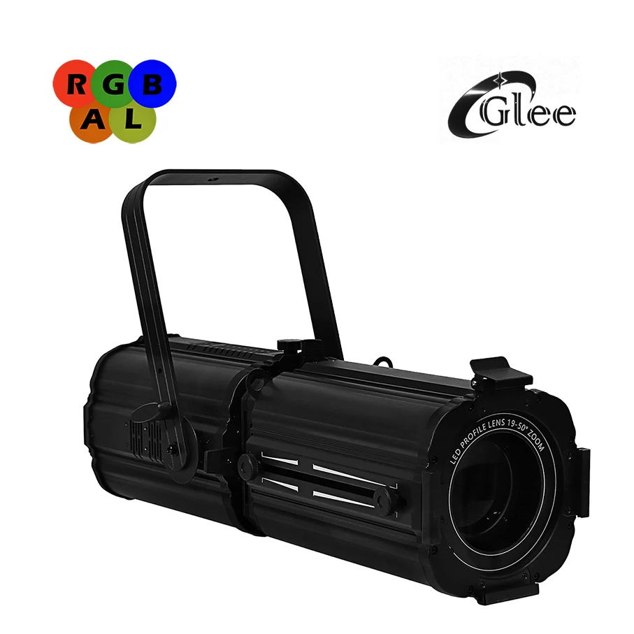 
400W RGBAL 5 Colour Theatrical LED RDM Zoom Profile Ellipsoidal Leko Spot Light 