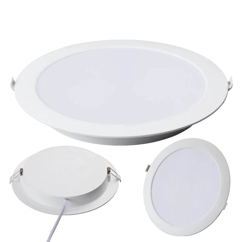 Professional production cold warm white 3000K-6500K 7W 12W 18W aluminum round SMD down light