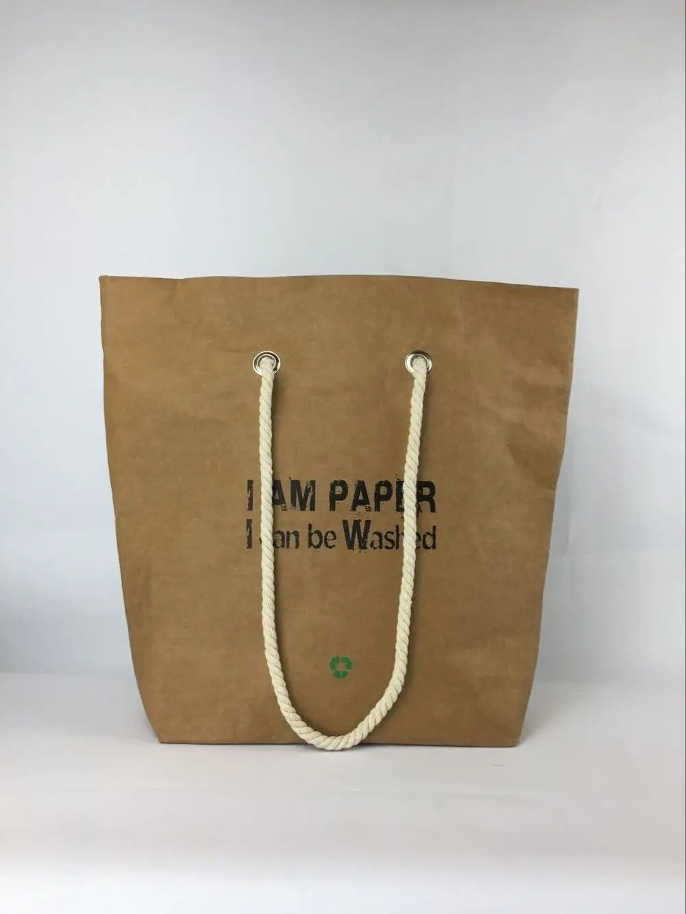 Новинка, лидер продаж, ручной мешок из переработанной крафт-бумаги