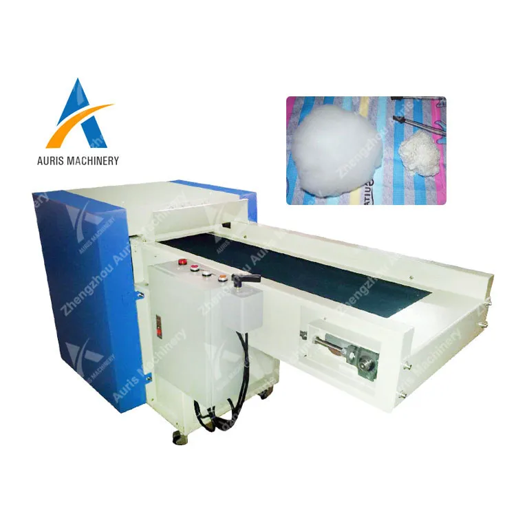 spray bonded recycling waste cotton  cotton opening machine