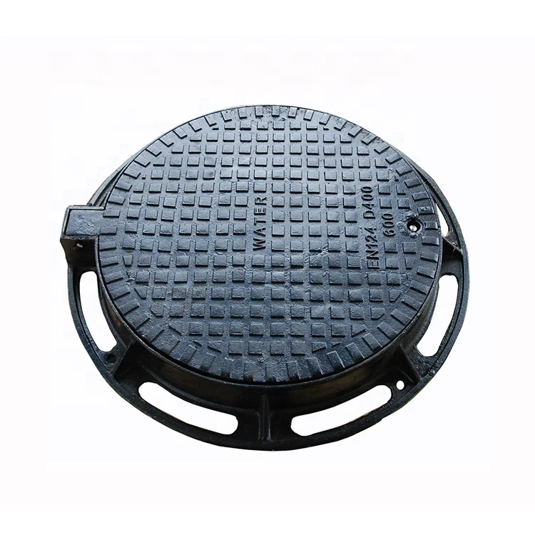 High Quality EN124 Class D400 Professional Casting Ductile Iron Locking manhole covers 600x600