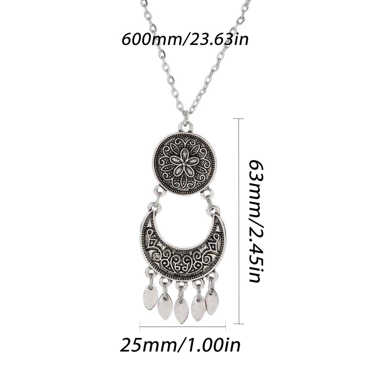 Boho Ethnic Gold Silver Plated Jhumka Indian Earring Gypsy Jewelry Vintage Dangle Hanging Earrings tassel pendant