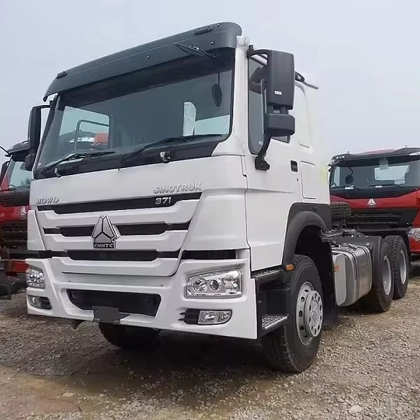 China 50tons Euro 2 380HP SINOTRUK HOWO 6x4 tractor truck left hand drive for sale