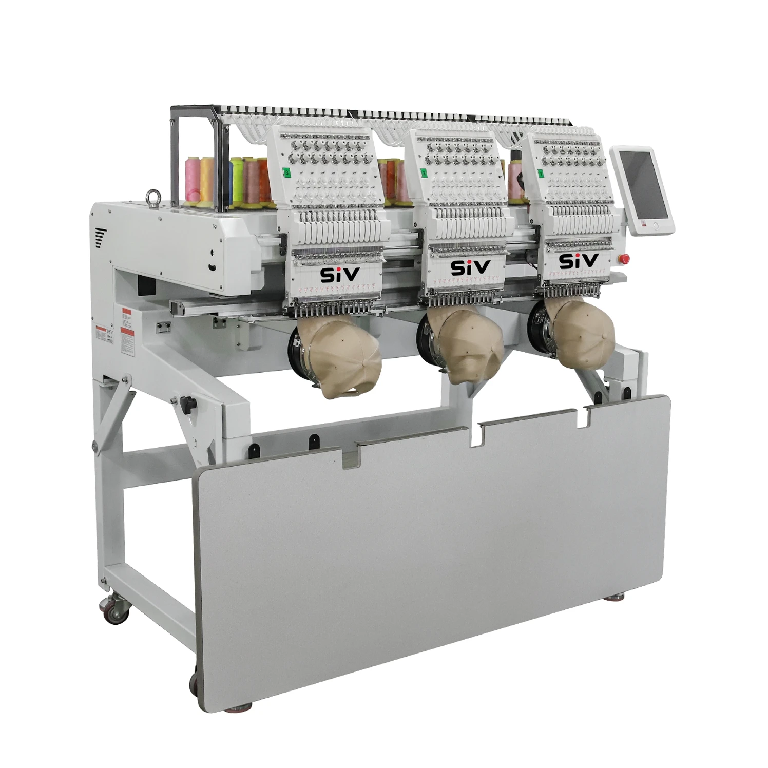 SIV high speed three head hat embroidery machine computerized embroidery machine for cap