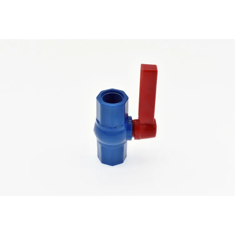 Высококачественный стиль продажи полный ассортимент шаровых клапанов с ручкой из ПВХ, удобный и прочный