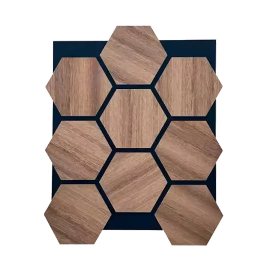 Manufacturer  New Products 3D Hexagon Soundproof Wood Wall Panels Akupanel Acoustic Panels