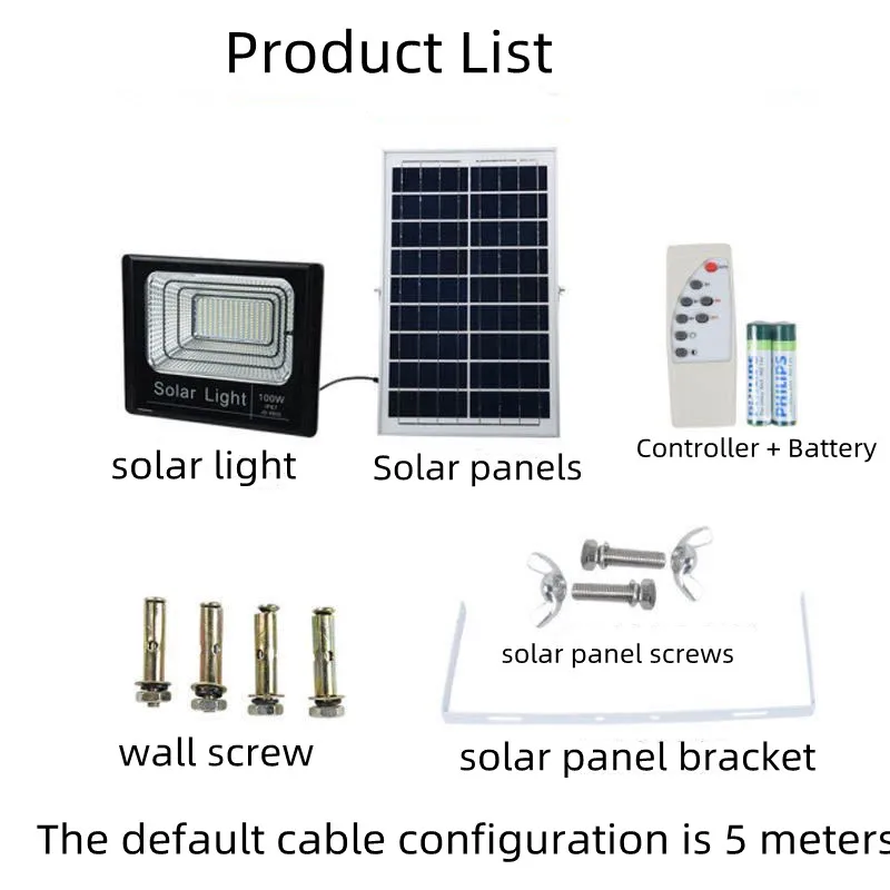 Indoor LED Solar Wall Light Rechargeable Garden Solar Lighting System Waterproof Garden Light