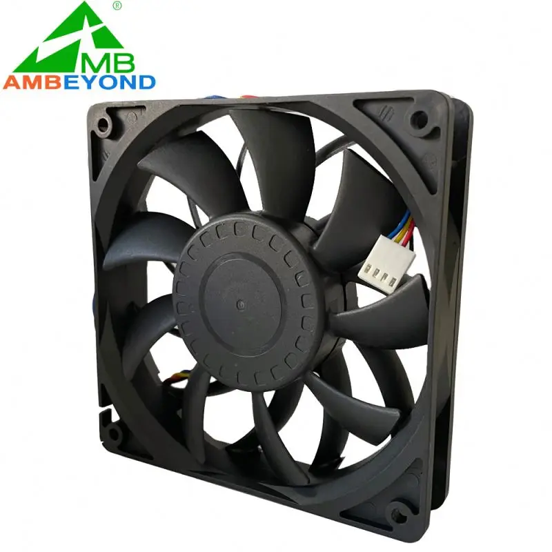 12025 5v 24v Mini 12 Volt 4 Pin Ventilation 12v 120mm Powerful Cooling Fan For Module