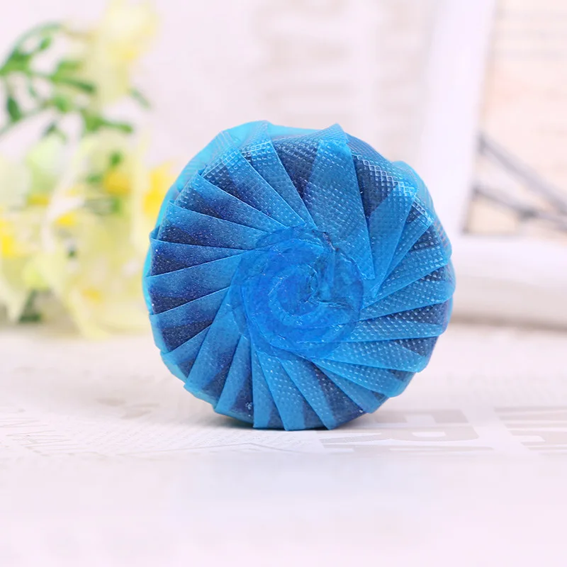 Manufacturer Wholesale Flush Toilet Cleaner Bleach Block Blue Solid Bubble Block Toilet Bowl Cleaner