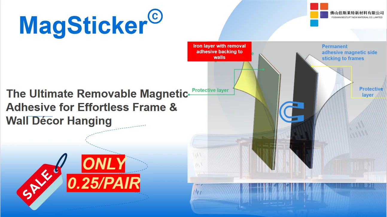 Removable Magnetic Tape with Adhesive Backing,100X100mm Magnet Sheets for Home,Office,School,Retail Displays,Most Surface