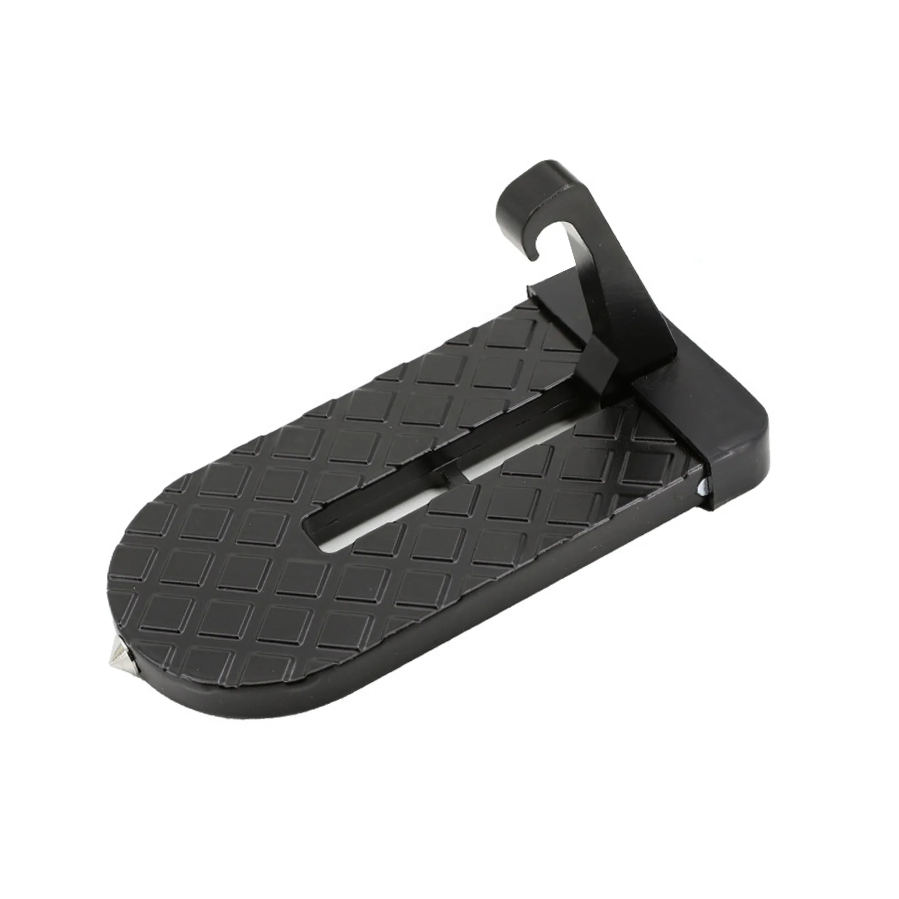 Custom Logo Universal Foldable Car Roof Rack Step Car Door Step Multifunction Latch Hook Pedal Aluminium Alloy Safety Hammer