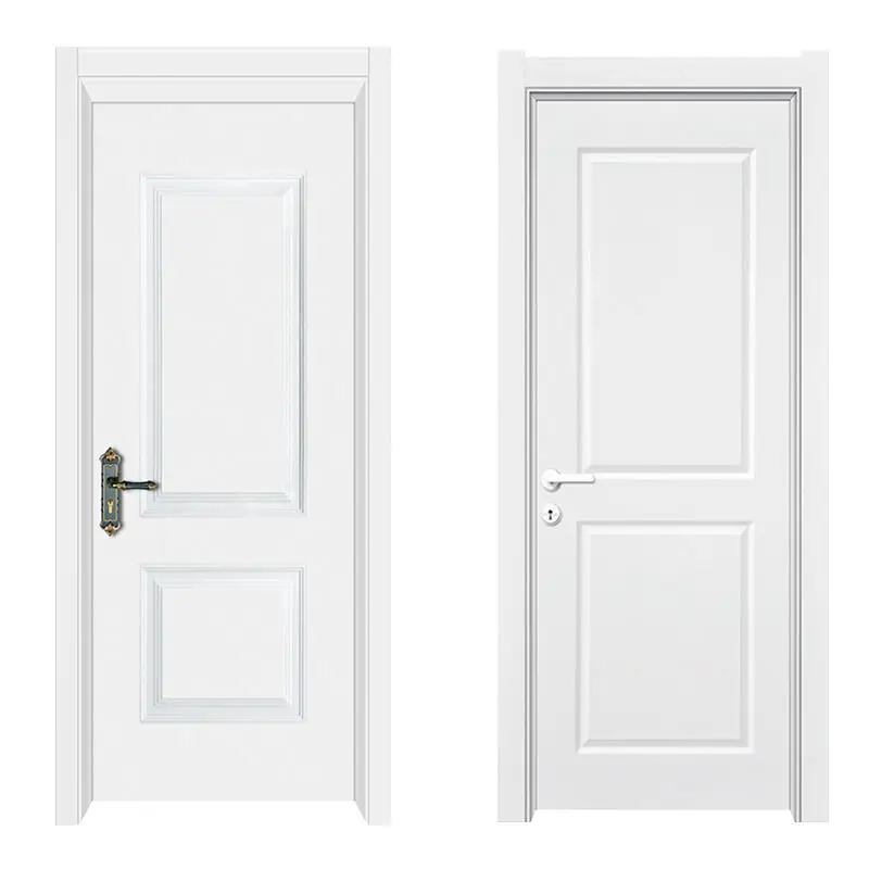 Hot Selling Cheap MDF HDF Interior Wooden Doors for Canada beautiful wood door