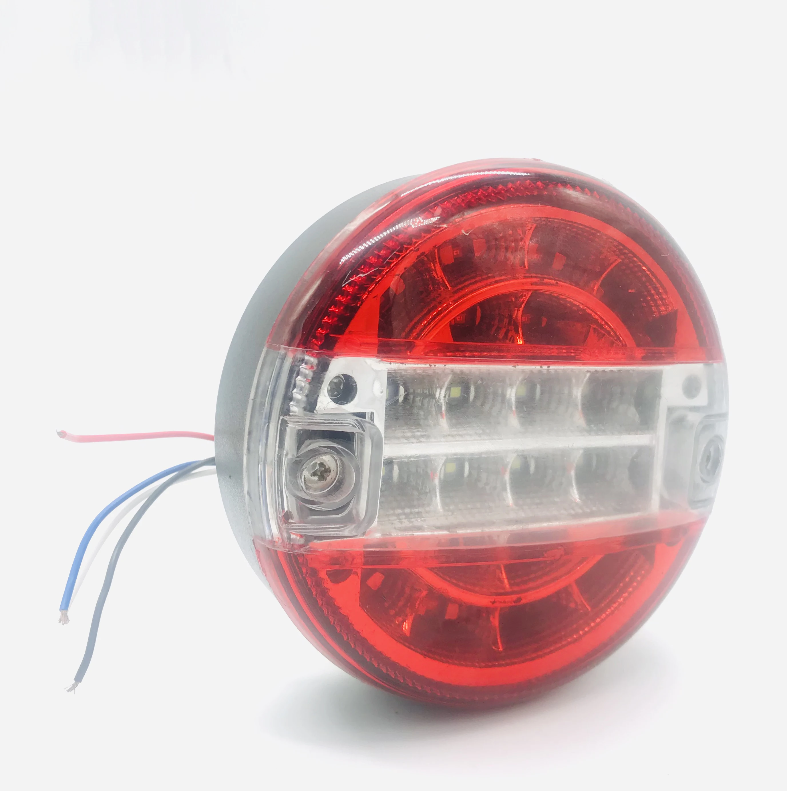 Lighting led truck  Round Hamburger 24VCombination Stop Tail Turn LED Rear Light for Trucks 12V