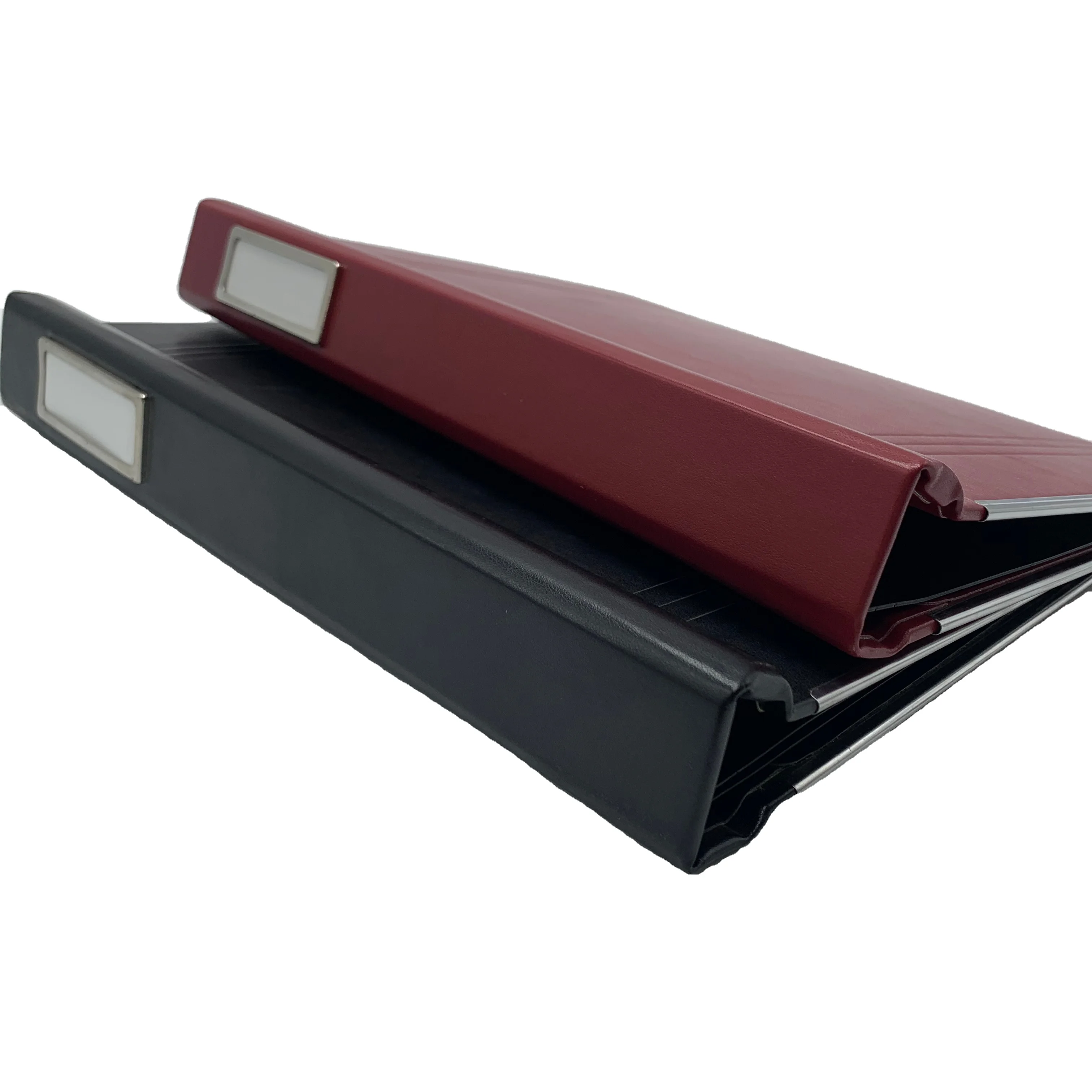 
Customized Logo 2021 best sale pu leather business portfolio file hard board a4 size PU paper file folder 
