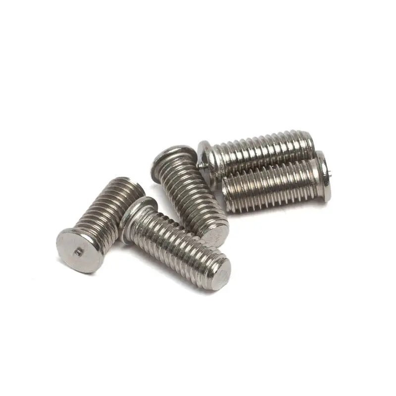 Hot Sale High Quality Aluminum Big Round Head Cylindrical Welding Bolts Spot Welding Screws For Welding And Fastening