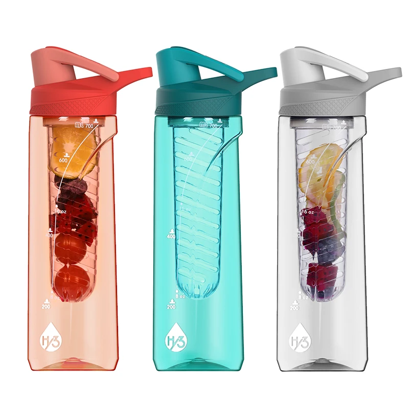 Спортивная бутылка для воды из тритана, без БФА, с закрывающей и переносной крышкой, герметичная и Пыленепроницаемая, Бутылка 24 унции для улицы