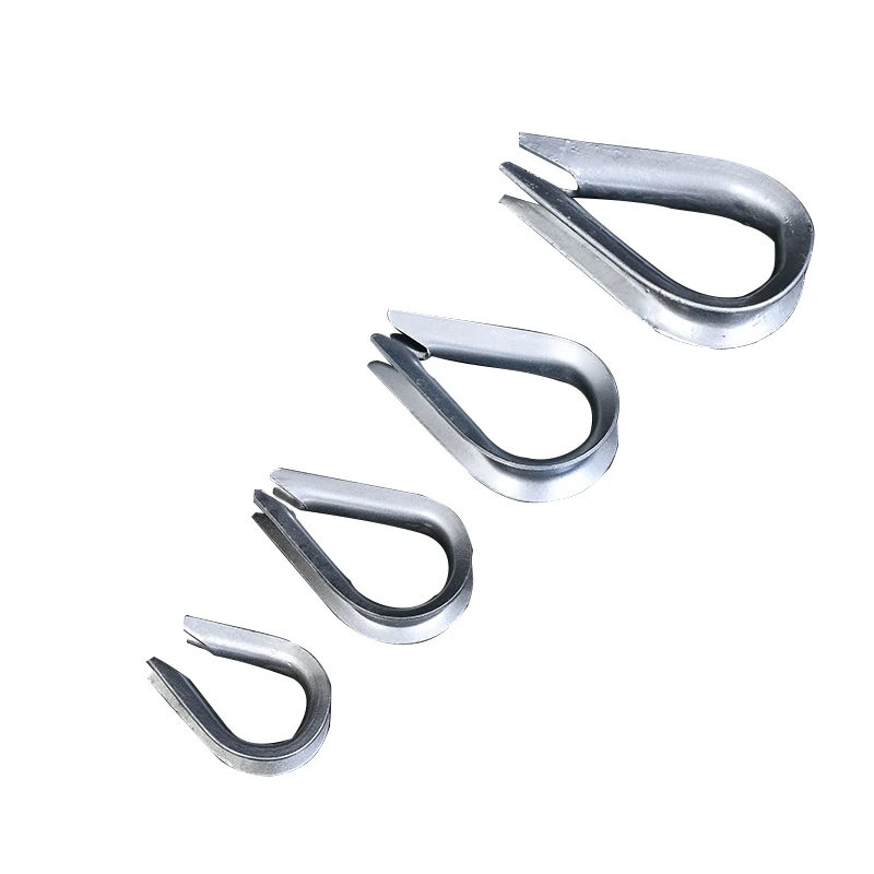 Factory price heavy duty wire rope thimble hot dip galvanized steel thimble US type G414