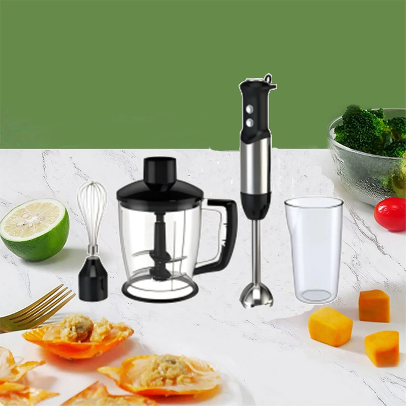Multifunction 2 Speeds with Stepless Control Hand Blender With the 1.5L chopper Whisk 700mL Measuring Cup