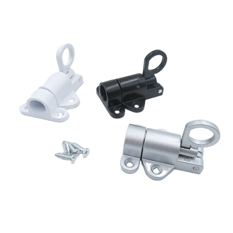 Door Lock Bolt Barrel Sliding Latch Lock with Screws for Bathroom Toilet Shed Door Furniture Pet Gate