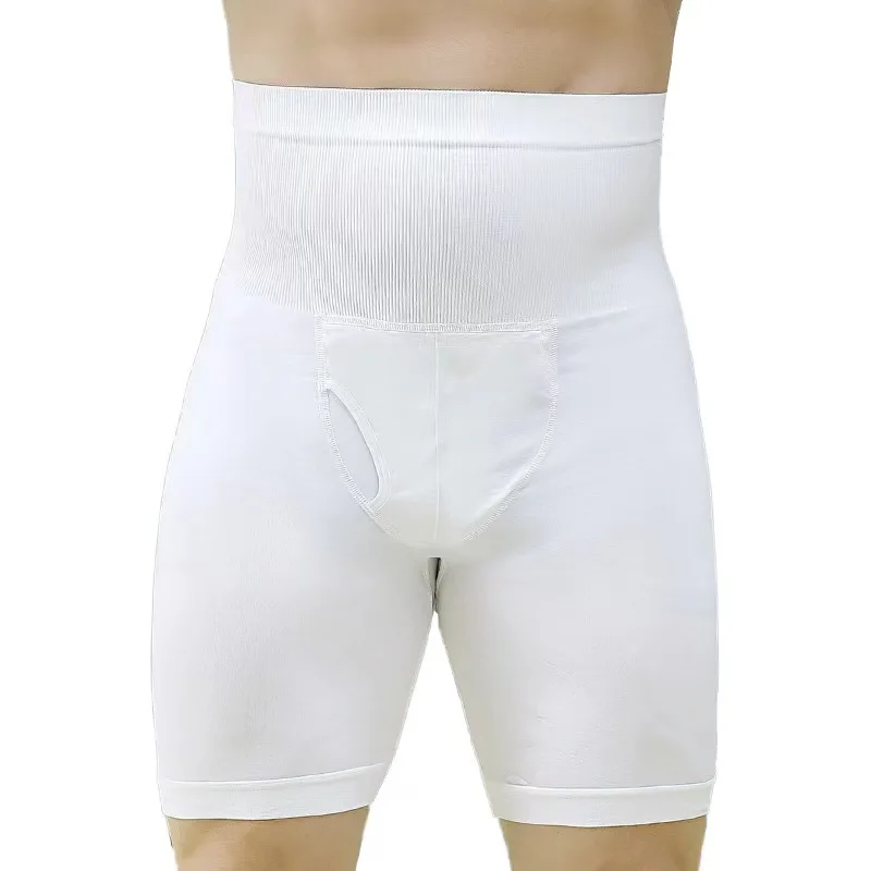 Wholesale Men High Waist Slimming Underwear Shapewear Belly Girdle Boxer Briefs Tummy Control Shorts for men