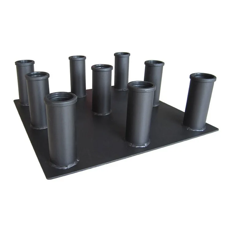 Get-Fit Wholesale 9-hole OB bar Barbell Bapole Pile Placement Rack Bar Storage Rack Gym Bar Holder