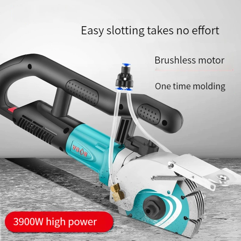 Professional 41mm Depth Wall Slotter Cutting Machine Grooving Long Handle Chaser With 135 Saw Blades