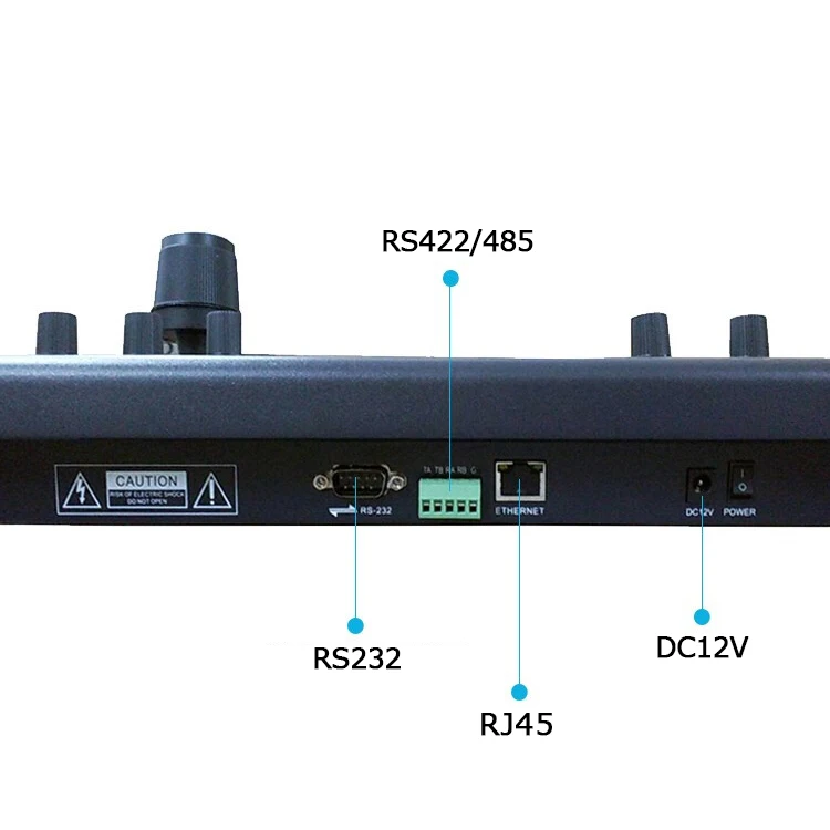 DAIPU-CK103 OEM ODM IP PTZ Video Conference Camera Control Visca-ONVIF PELCO 4D Joystick Controller for Live Events Broadcasting