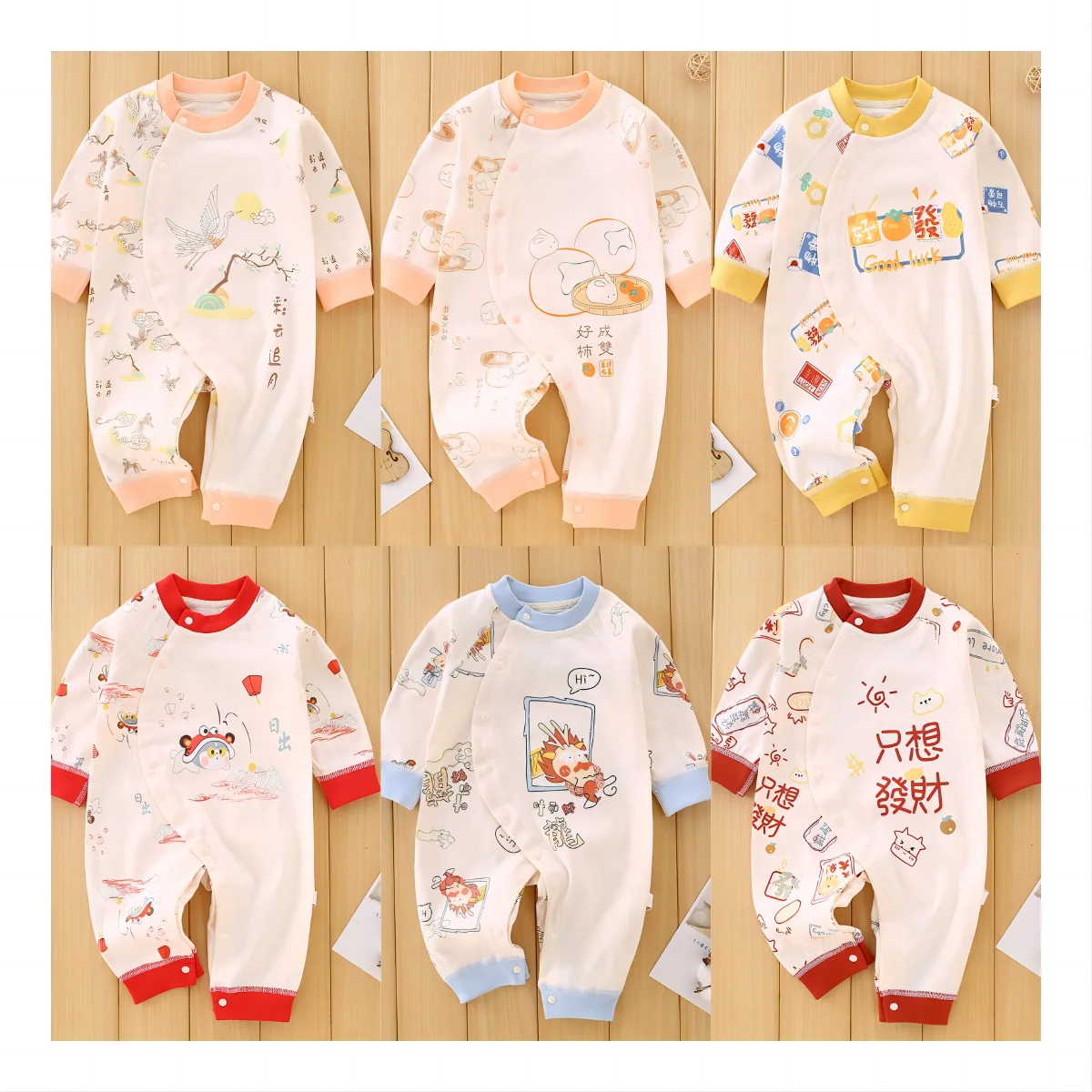 Wholesale New Baby Clothing Spring Princess Infant Toddler Girls Footwear Jumpsuit Long Sleeve Climbing Suit with Hat