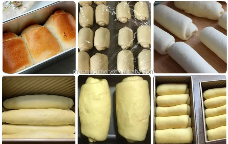 Toast bread production line /full automatic toast  loaf bread making machine