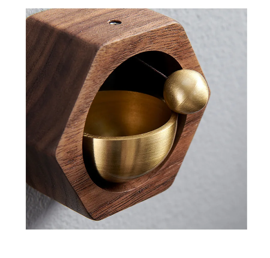 Most Popular Wholesale Cheap Home Decor Natural Solid Wood Hanging Wind Chime Bells