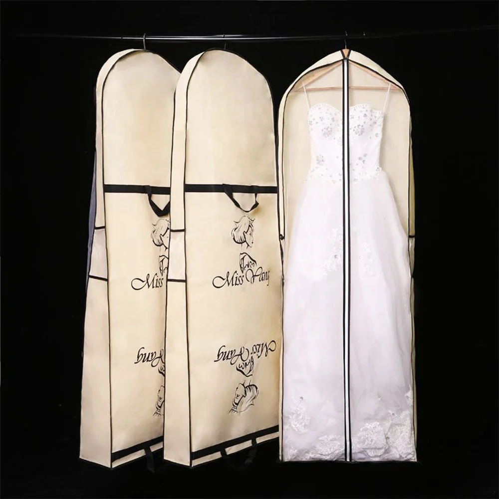 Деликатная Экологически чистая сумка из нетканого материала с ручкой и застежкой-молнией, Портативная сумка для хранения одежды