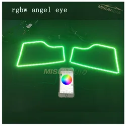 12v auto led RGB angel eyes halos headlight kit for Ram Dual