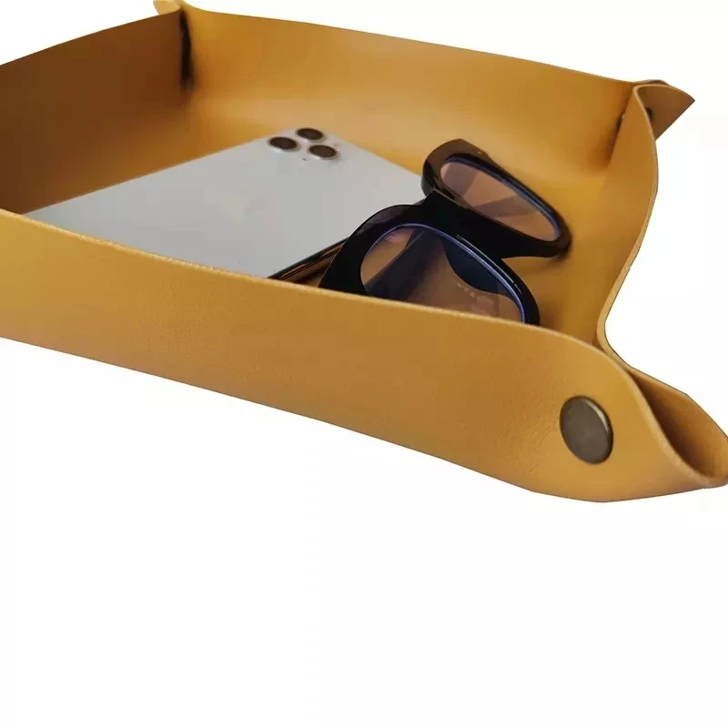 Delicate eyewear trays case convenient and simple durable soft pvc leather