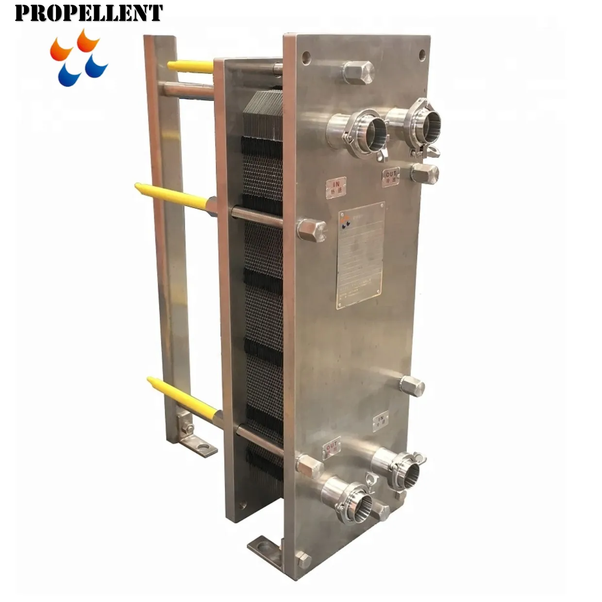
API sigma M36 Milk pasteurization Free flow replacement Gasket plate heat exchanger 