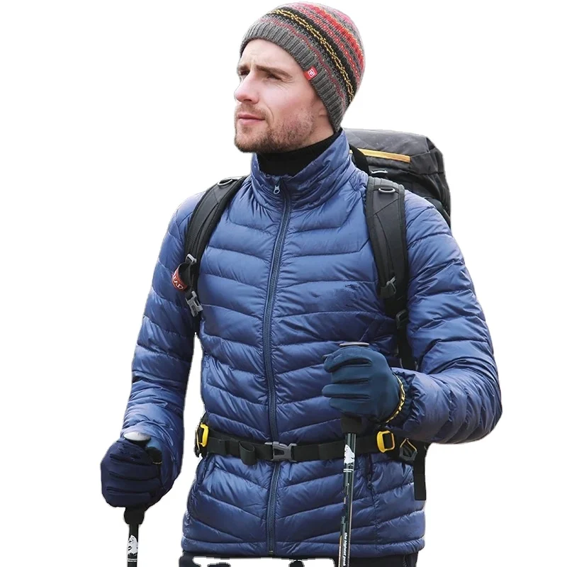 Waterproof winter climb ultralight down coat for man padded puffer jackets