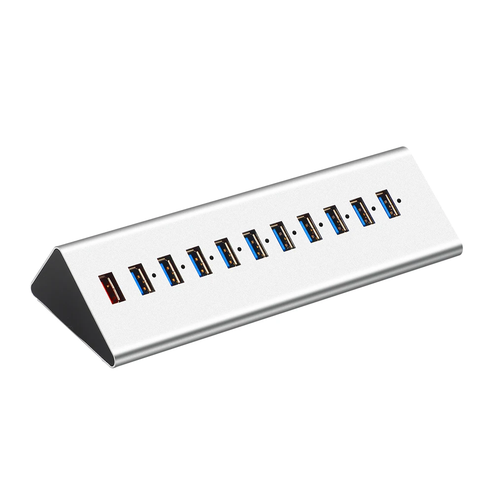 Usb10 port 2.0HUB extension interface usb plug HUB with power supply of 11 HUB splitter.