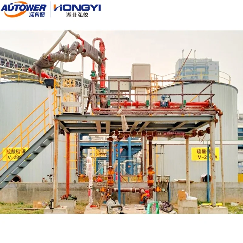 Experienced and highly-skilled  elevated insulated vessel skid mounted with pipeline loading arm folding stair