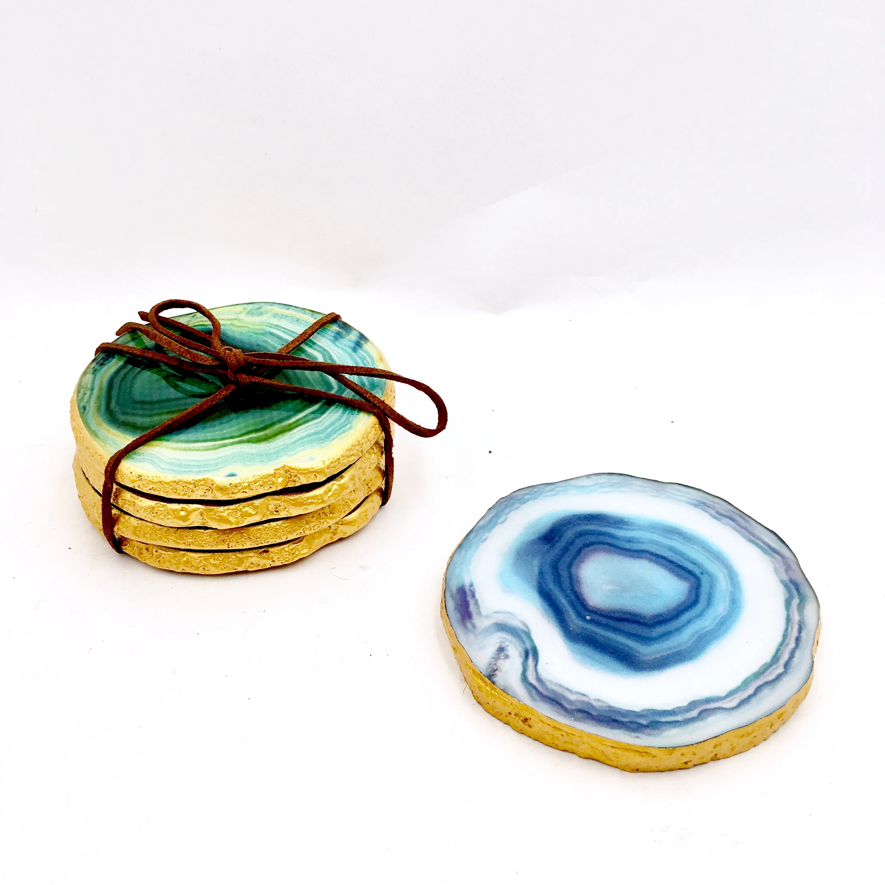 Wholesale High Quality Acrylic Religious Coasters with Mother Mary and Baby Jesus