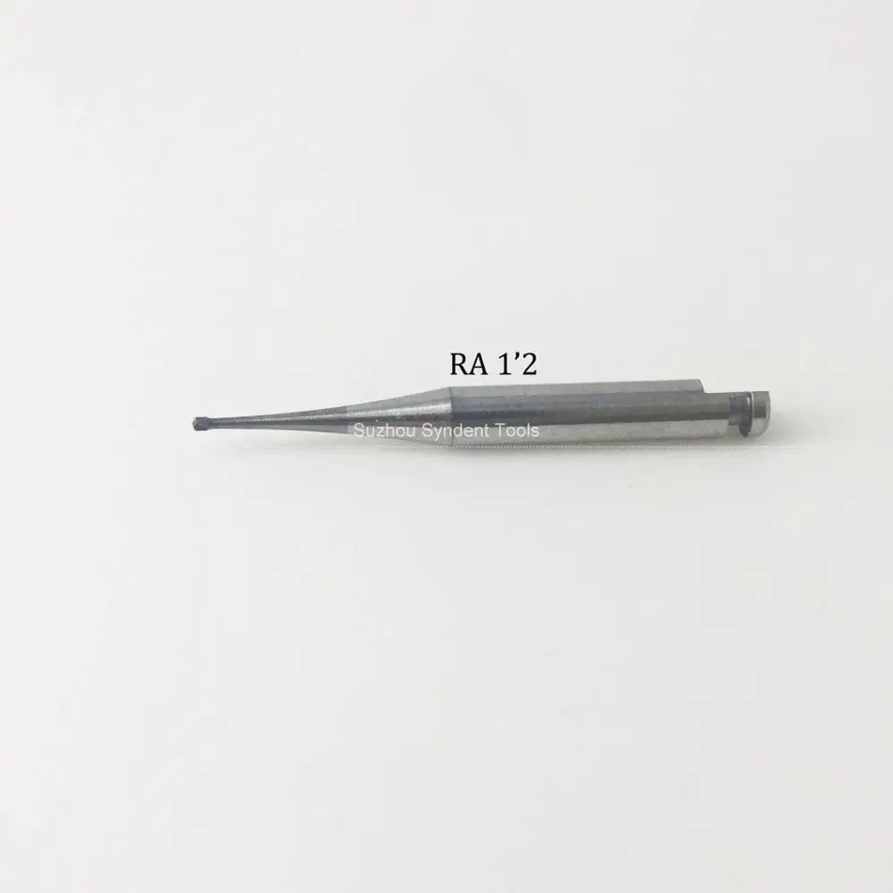 CNC machine made dentist 1mm round head 2.35mm shank RA carbide bur RA 2