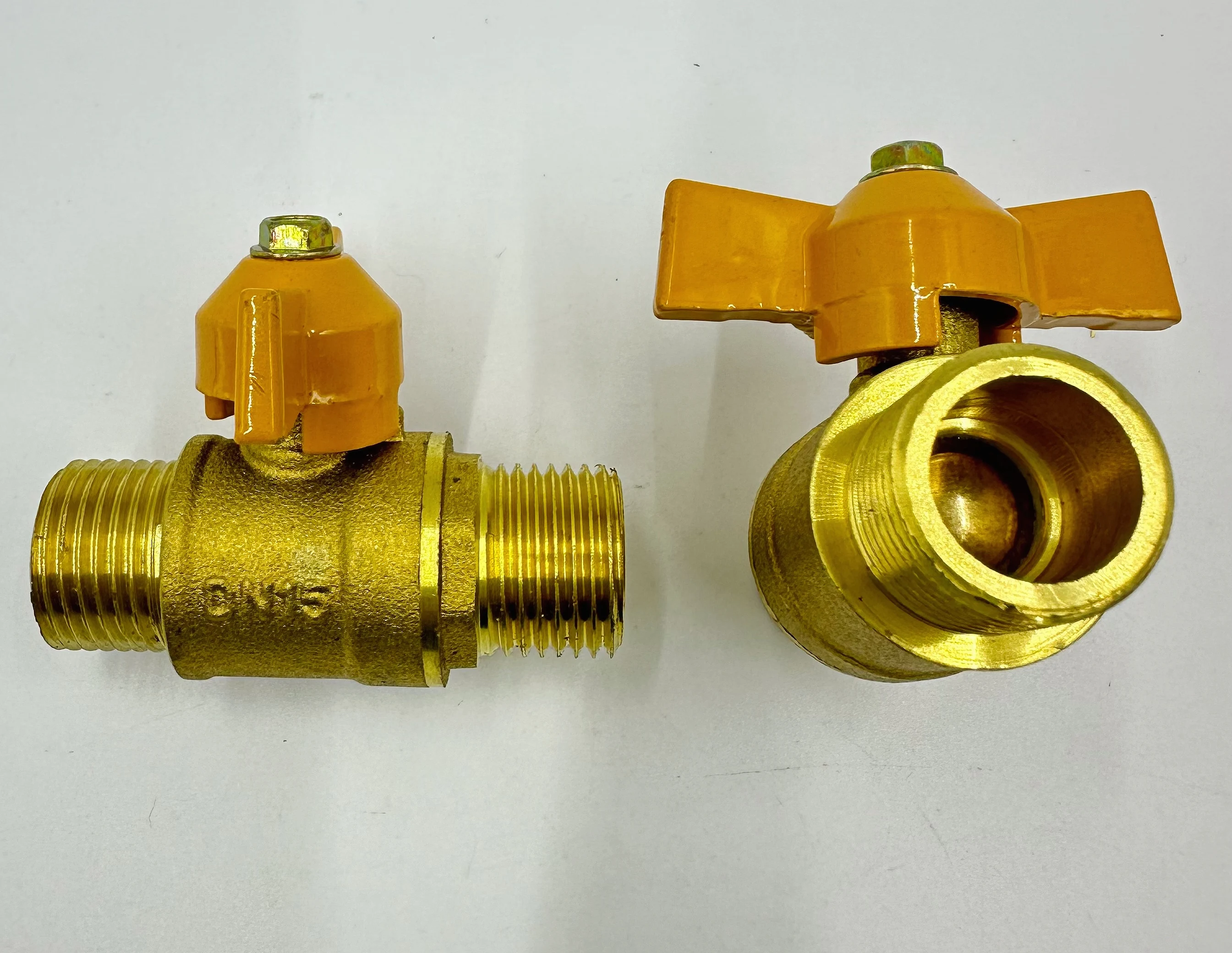 Factory Direct Sale Forged Material Brass Ball Valve 1/2 inch Threaded Fitting Brass Gas Valve