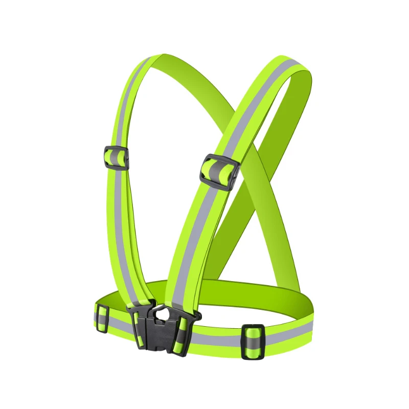 Chargeable Cycling Led Vest Road Led Wireless Signal Running Vest Safaty West With Led Flashing Light